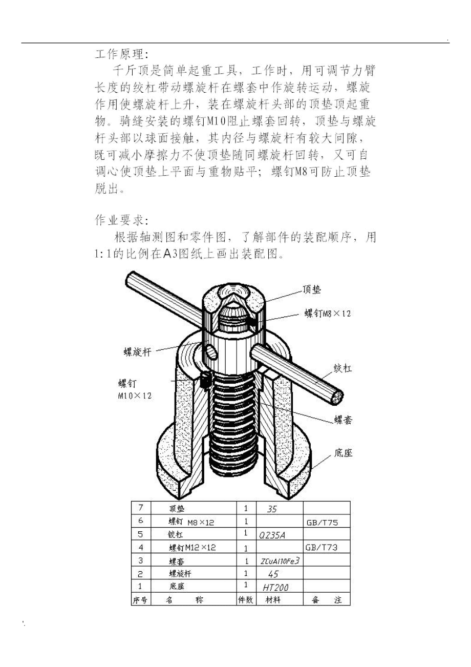 机械千斤顶的原理(机械千斤顶的原理和结构)